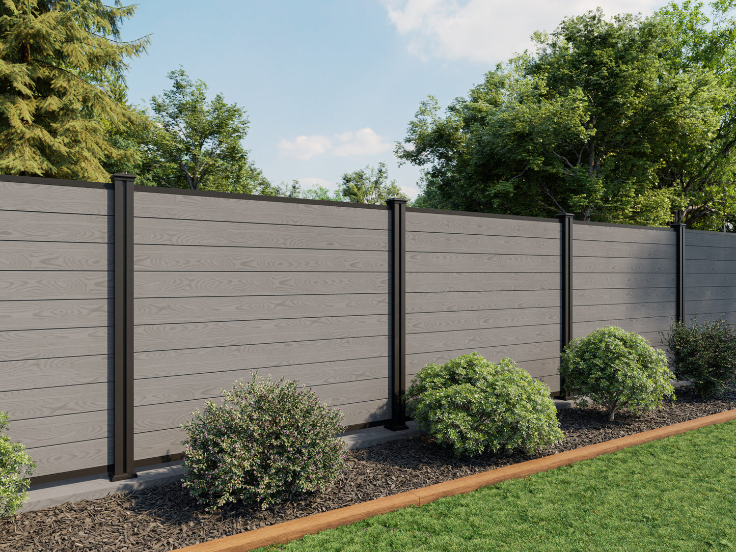 Smart Wood™ Composite Fence Kit 6 ft x 6 ft